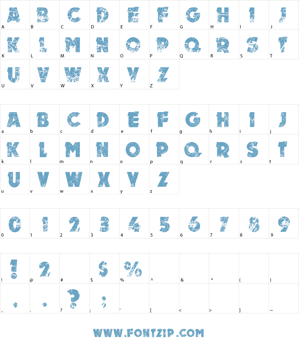 MOTOR Font Character